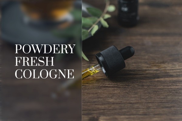 powdery fresh cologne